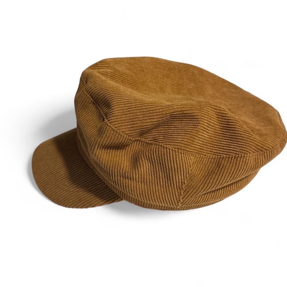 Men's Brown Corduroy Cap - Picture 2 of 4